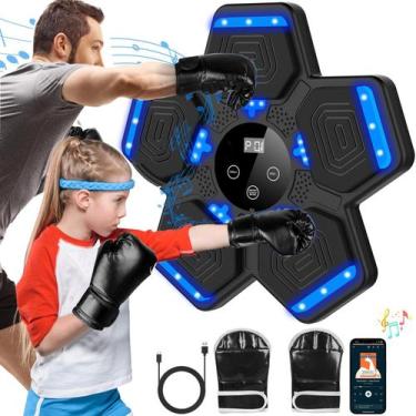 Imagem de Máquina de boxe musical Mpbxisn Premium S6-at com luvas Bluetooth