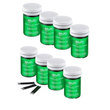 Imagem de Kit 200 Tiras de Glicemia Care Plus Multi Saúde - HC4891K