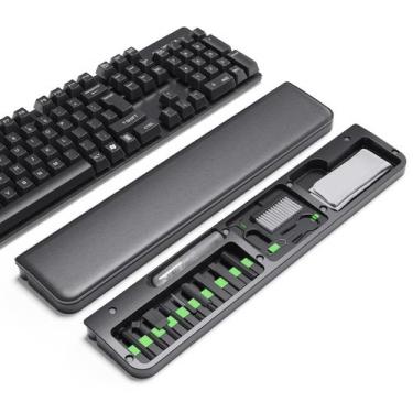 Imagem de Descanso de pulso para teclado Aijeff Design ergonômico com kit de lim
