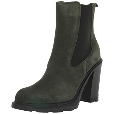 Imagem de NINE WEST Bota feminina de cano curto, Verde oliva, 6.5