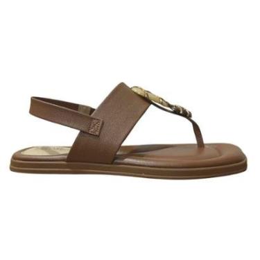 Imagem de Sandália Rasteira Feminino Modare 7212.103 Marrom-Feminino