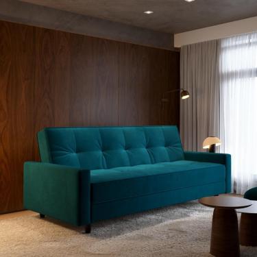 Imagem de Sofá-cama Nice  4 Lugares  Suede 204cm