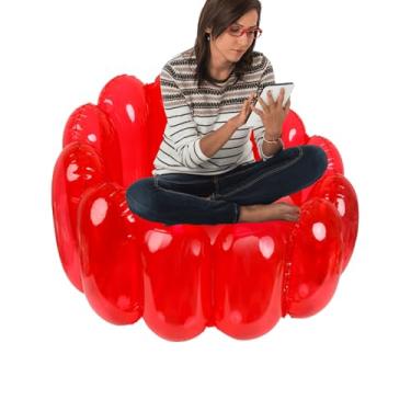 Imagem de Sofá inflável, cadeira inflável,Sofá de ar portátil - de ar, saco de feijão, móveis infláveis ​​para piscinas, festas ao livre, salas de estar