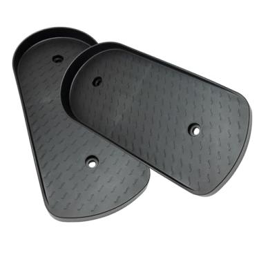 Imagem de UGPLM 2x Pedais de máquina de passo de escada, suprimentos de placa de pé, pedais de substituição estáveis ​​para treino em casa, academia esportiva, Preto