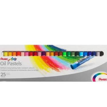 Imagem de Giz Pastel Oleoso PHN-25U - Com 25 Cores - Pentel