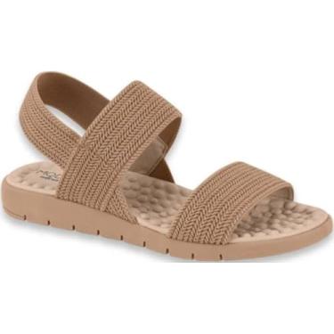 Imagem de Modare, SANDÁLIA FEMININA MODARE ORTOPÉDICA 7162.306 COM ELÁSTICO Cor:Nude;Tamanho:39