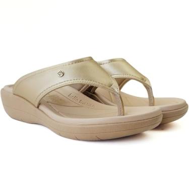 Imagem de Chinelo Dedos Piccadilly Tamanho:35;Cor:Dourado