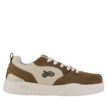 Imagem de Tênis OUS Essencial Fluente Marrom e Bege 43