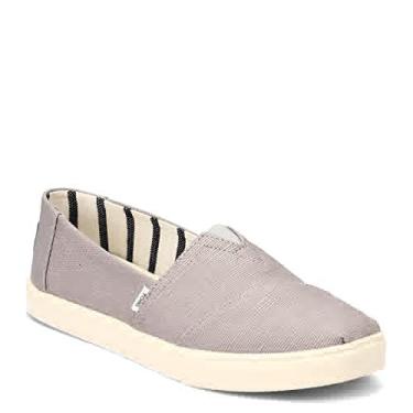 Imagem de Toms Tênis feminino Alpargata Cupsole, Sola de lona Morning Dove Heritage, 35