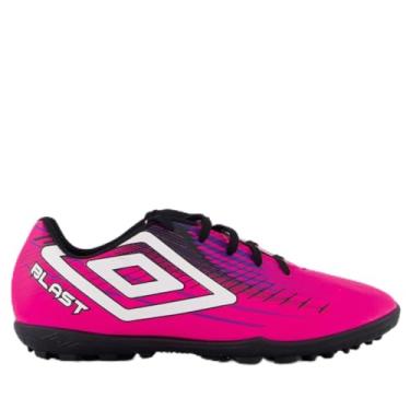 Imagem de Chuteira Umbro Blast Society Rosa e Preta 40