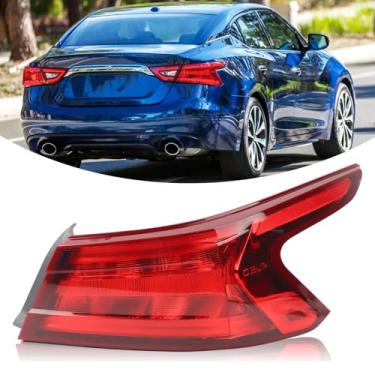 Imagem de YEQSHNG Luz traseira (não inclui o chicote de lâmpadas) conjunto compatível com Nissan Maxima 2016-2018 substituição do lado direito do passageiro NI2805104 265504RA2A