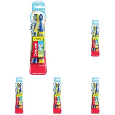 Imagem de Escova de dentes infantil Colgate Bluey, pacote com 2 cerdas extra mac
