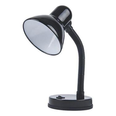 Imagem de Luminária De Mesa Cor Preta 127/220v - Luminatti Preto Preto