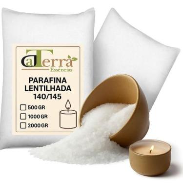 Imagem de Parafina Lentilhada 1kg  Parafina Granulada Para Artesanato e Velas Ar