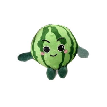 Imagem de Chaveiro de pelúcia, melancia, frutas macias e fofas, 11 cm