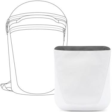 Imagem de FANJI Project Bolsa organizadora para bolsa ARC'TERYX Heliad 15, ajuste personalizado dentro de bolsa leve e resistente à água com zíper (cinza ardósia)