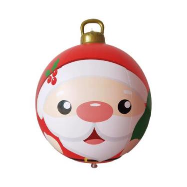Imagem de Bola Inflável de Natal Gigante (60cm) - Decoração para Árvore de Natal