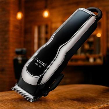 Imagem de Kemei Cortador Digital Sem Fio Para Barbeiro - Relet