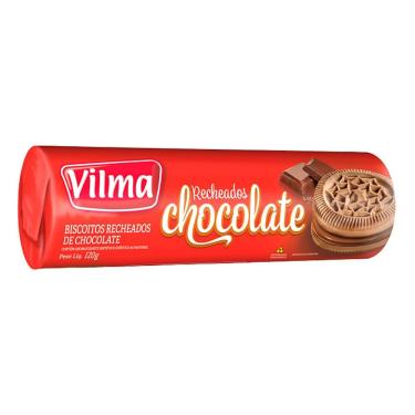 Imagem de Biscoito Recheado Vilma Sabor Chocolate 120g