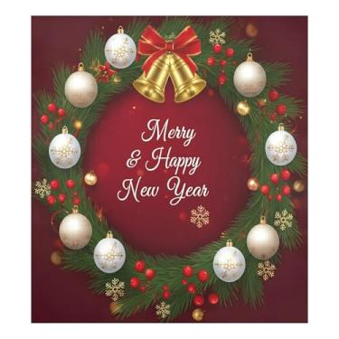 Imagem de SEHANY Capa magnética para lava-louças Merry Christmas, adesivos magnéticos para decoração de Natal para painel de geladeira e lava-louças, decoração de Natal de cozinha doméstica 58 x 66 cm