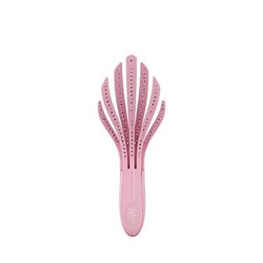 Imagem de Wet Brush Escova desembaraçadora Go Green Hair Curl – Rosa pálido – Cerdas desembaraçadoras IntelliFlex ultra-macias deslizam através de emaranhados com facilidade – Todos os tipos