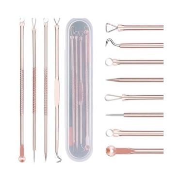 Imagem de Conjunto Removedor De Cravos 4 Peças Ferramenta De Limpeza Facial Agul