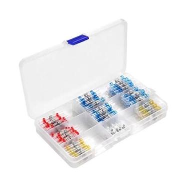 Imagem de Conectores De Emenda Isolados Termoencolhíveis Impermeáveis 100pçs 50p