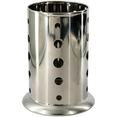 Imagem de Porta Talheres Aço Inox Escorredor e Organizador de Pia