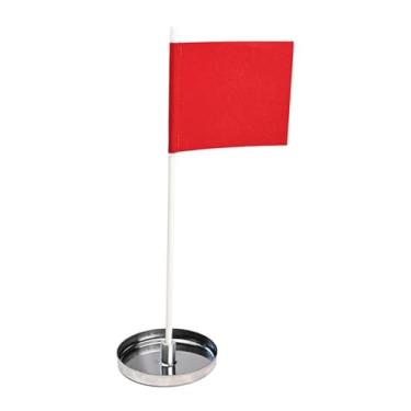 Imagem de Fenteer Conjunto de mini bandeira de golfe com buraco para treino de putt para homens, mulheres e crianças.