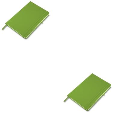 Imagem de Caderno A5 com Capa Dura, 80 Folhas Pautadas, Material Sintético, Suporte para Caneta, Elástico, Miolo Bege (Caderno A5 Laranja)