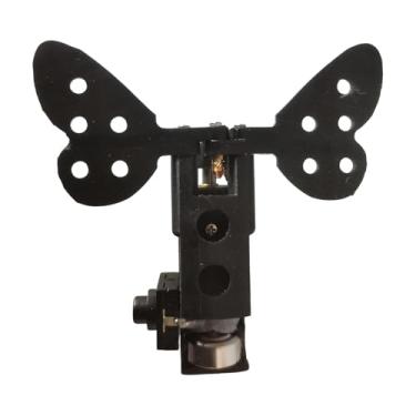 Imagem de Vaveren Borboleta mecânica com movimento automático, abertura e fechamento de asas, adereço artificial para fantasias, artesanato e apresentações de palco, Preto