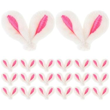 Imagem de Toyvian 30 Mini Presilhas de Cabelo Com Orelhas de Coelho: Presilhas de Cabelo Com Orelhas de Coelho de Pelúcia de 4,5 Cm para Artesanato, de Fofas de - Perfeitas para Celebrações de Páscoa de