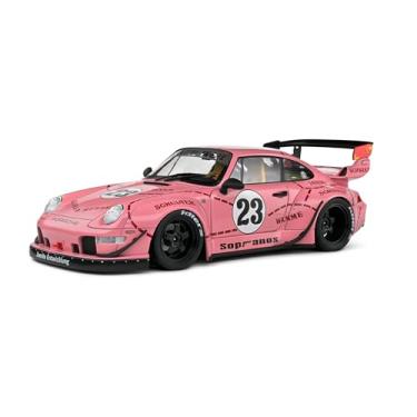 Imagem de OPO 10 - Miniature Car Compatible with Porsche 911 RWB Bodykit Pink Pig 2020 Sopranos - 1:18 Solido - 1808503