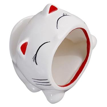 Imagem de OUNONA Stable Ceramic Cat Phone Stand Desk Cellphone Holder Amplifying Bracket