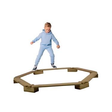 Imagem de Passarela Trave Pickler em Madeira – Kit com 6 Módulos – Estimula Coordenação Motora e Equilíbrio Infantil | Método Montessori | Suporta até 50 kg