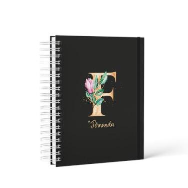 Imagem de Agenda Permanente - Alfabeto Floral - Tamanho A5 com Capa Dura - no-br