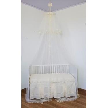 Imagem de Mosquiteiro De Teto Tenda Cortinado Para Berço Tulle Palha - POLYBABY