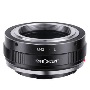 Imagem de Adaptador de montagem de lente K&F Concept M42-L Manual Focus to L Mou