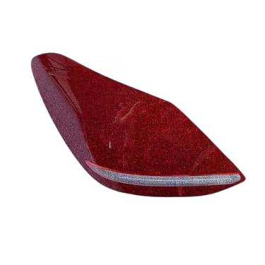 Imagem de Tampa da luz traseira do carro lente escudo de vidro lâmpada traseira compatível com mercedes benz c-class w205 2015-2018 abajur cauda luz automática lampcover(Left)