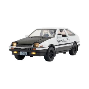 Imagem de Modelo De Carro Em Liga 1/32 Initial D AE86 Brinquedo Diecast Miniatur