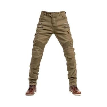 Imagem de Calças De Motocross Para Homens E Mulheres Com Zíper Duplo Em Metal, C