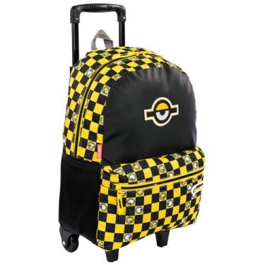 Imagem de Mochila De Rodinha Escolar Infantil Menino Minions Chess Sestini Ofici