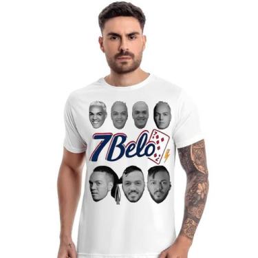 Imagem de Camiseta 7belo Belo Cantor Meme Divertido Pagode Samba