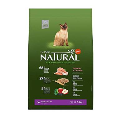 Imagem de GUABI NATURAL GATO ADULTO SALMÃO E CEVADA 7,5kg