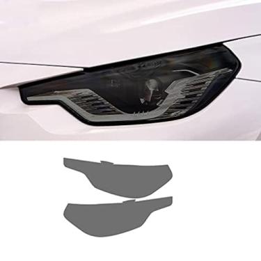 Imagem de Película de farol de carro para BMW Série 2 Coupe G42 2022 filme protetor de farol de carro luz frontal transparente escurecido adesivo de vinil