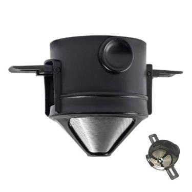 Imagem de Coador De Café Inox, Reutilizável E Compacto