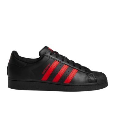 Imagem de adidas Tênis de corrida masculino Senseboost Go M, Preto/vermelho, 8
