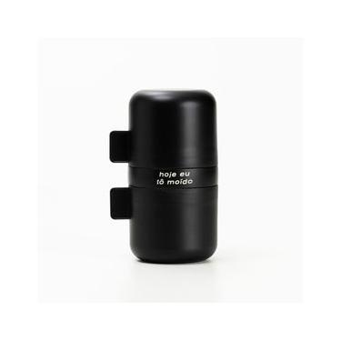 Imagem de Copo Moedor De Café Preto Hoje Tô Moído Único