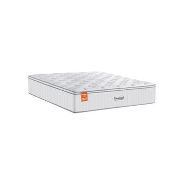 Imagem de Colchão de Casal Inducol Montreal com Europillow e Revestimento em Tecido Malha 28x138x...