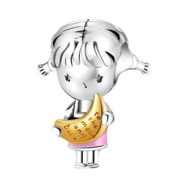 Imagem de Colar E Pulseira Femininos De Prata Esterlina 925 Com Pingente De Coro